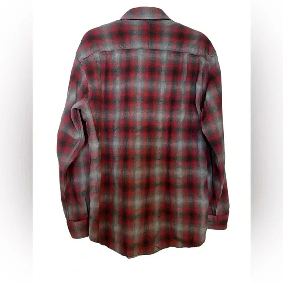 Pendleton Red Plaid Men's Shirt XL long - Picture 2 of 3